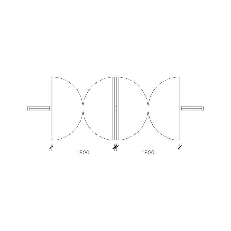 1800 Dd Bs 1 DWG CAD block thumbnail — doors drawing