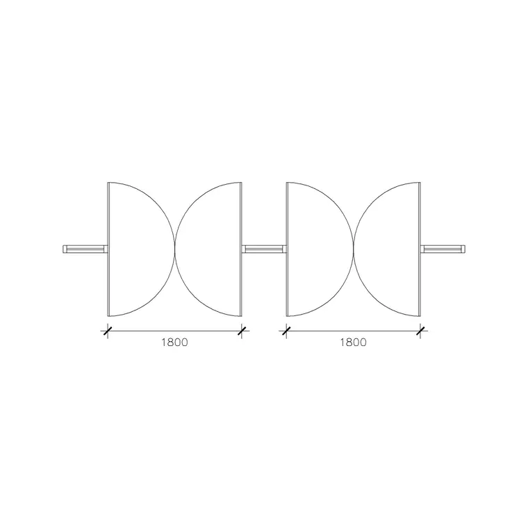 1800 Dd Bs 2 DWG CAD block thumbnail — doors drawing