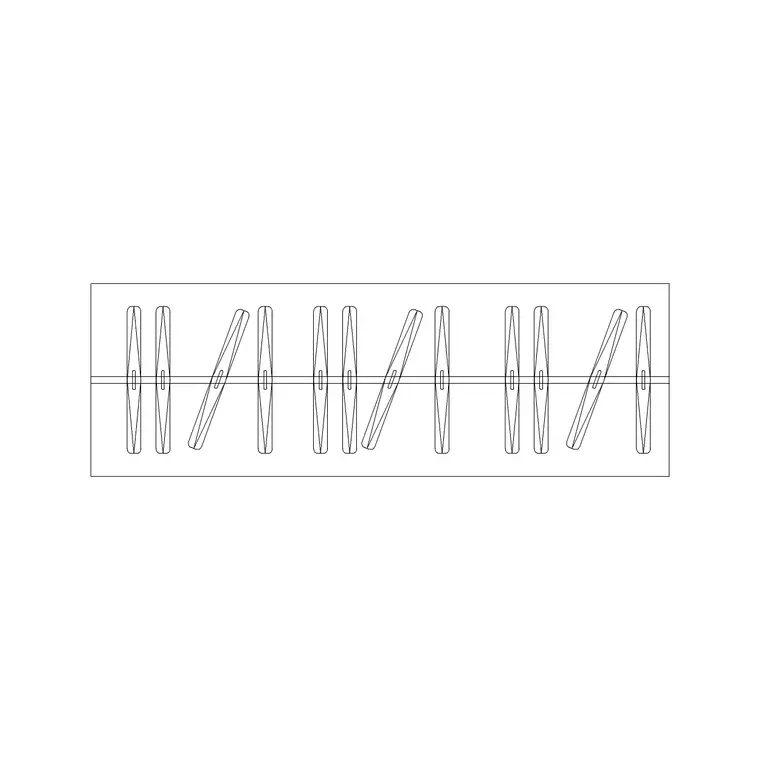 4 Door Wardrobe Plan 1 DWG CAD block thumbnail — furniture drawing