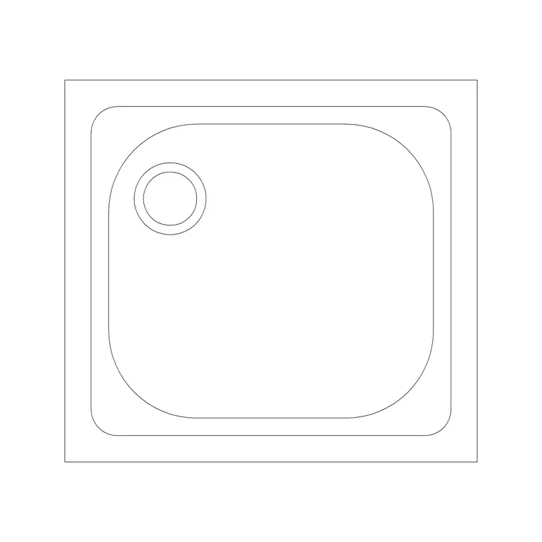 480mm Sink Single Pv DWG CAD block thumbnail — sinks & faucets drawing