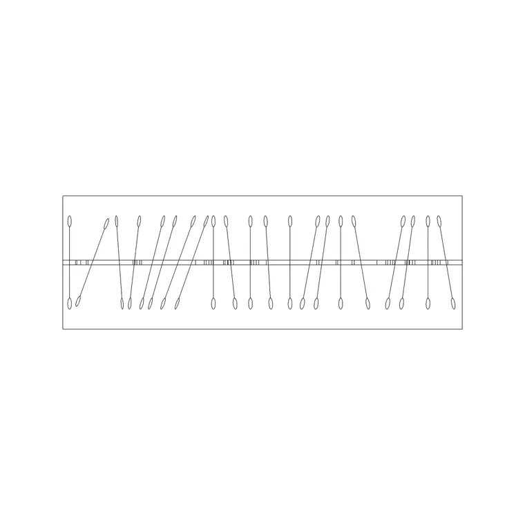 5 Door Wardrobe Plan DWG CAD block thumbnail — furniture drawing