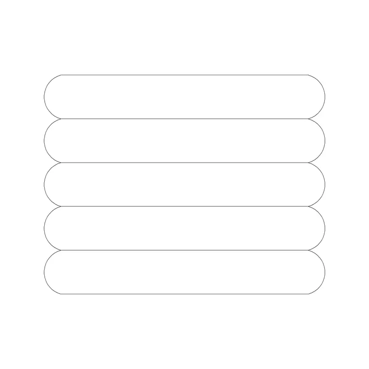 5 Stacked Clothes DWG CAD block thumbnail — accessories drawing