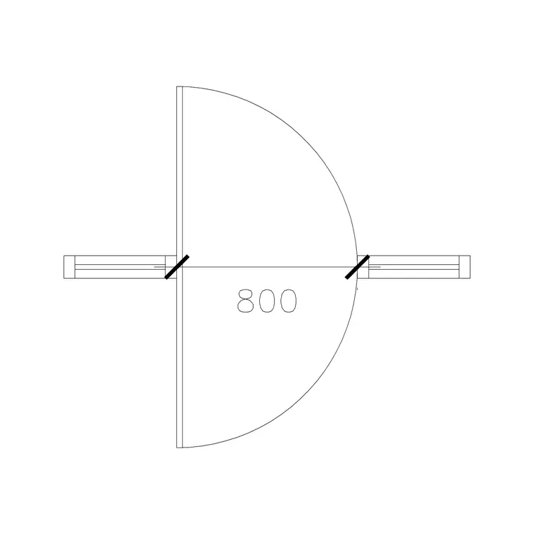 800 Dd Bs 2 DWG CAD block thumbnail — doors drawing