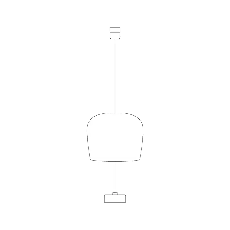 Aim Small Switch El Front DWG CAD block thumbnail — lighting drawing