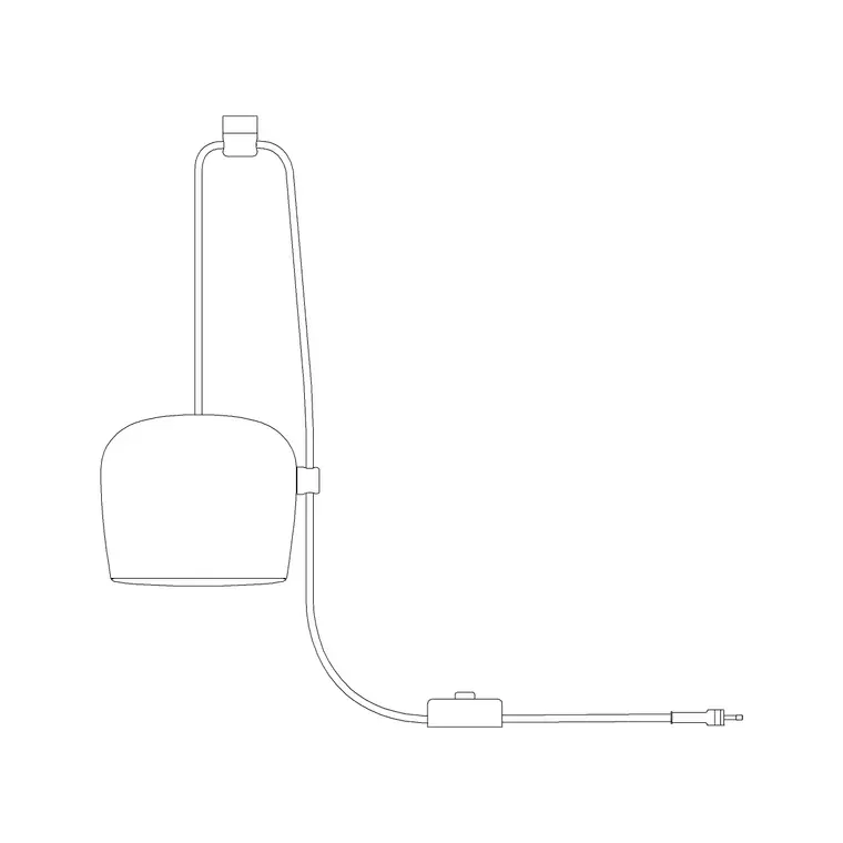 Aim Small Switch El Lateral DWG CAD block thumbnail — lighting drawing