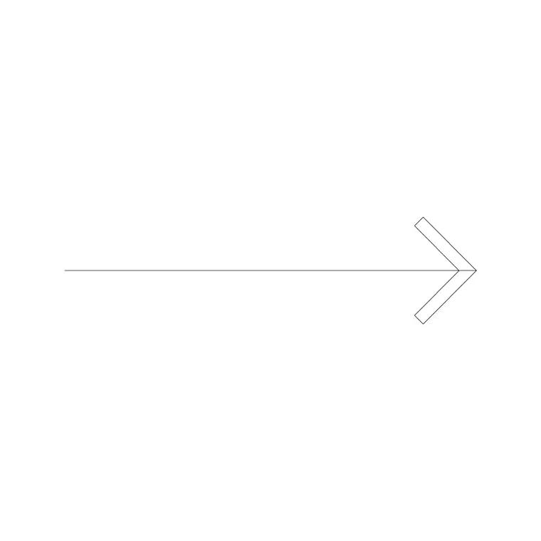Arrow Right Type 11 DWG CAD block thumbnail — building symbols drawing