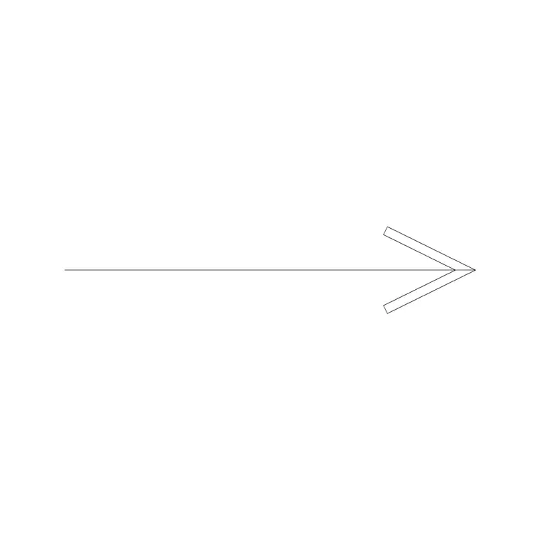 Arrow Right Type 9 DWG CAD block thumbnail — building symbols drawing