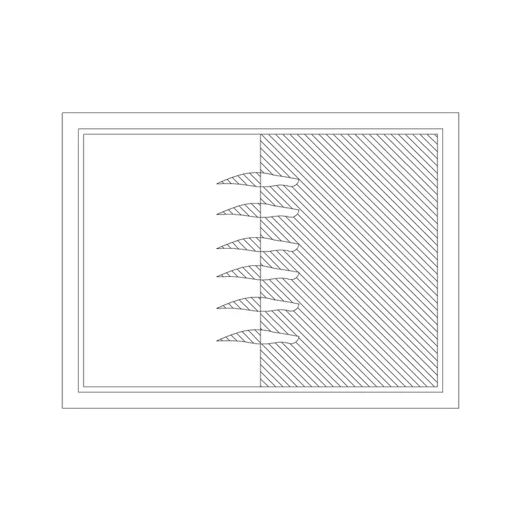 Artistic Frame 2 DWG CAD block thumbnail — accessories drawing