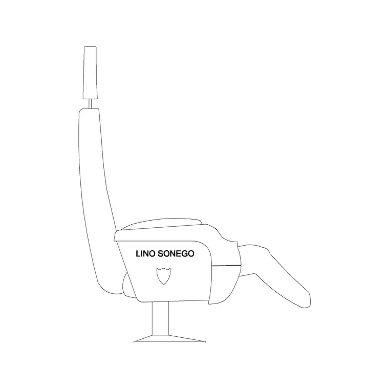 Audi Chair Side Ele Single Seater DWG CAD block thumbnail — furniture drawing