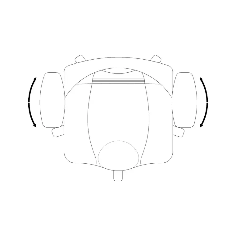 Audi Square Chair Plan 1 DWG CAD block thumbnail — furniture drawing