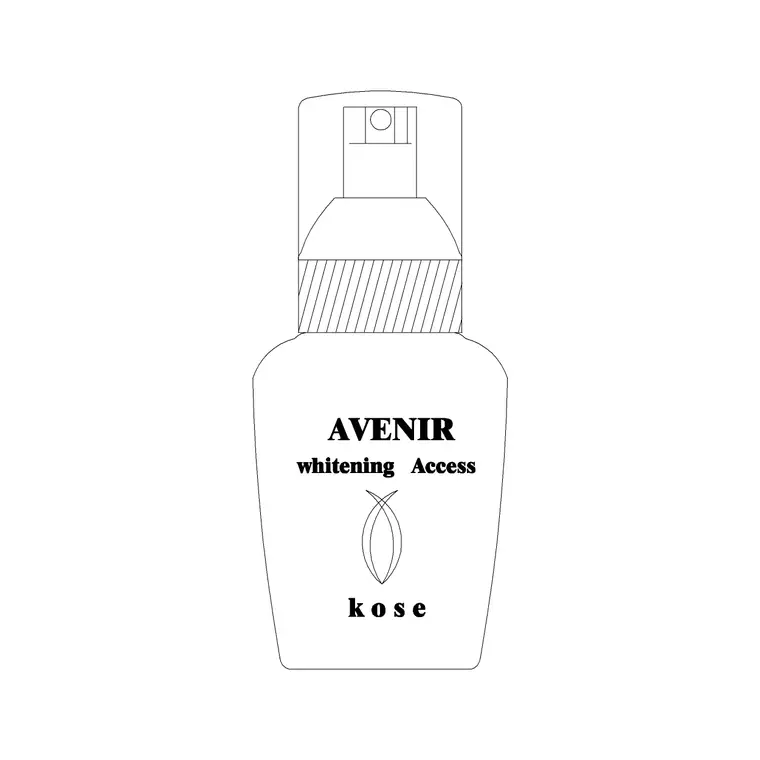 Avenir Perfume DWG CAD block thumbnail — accessories drawing