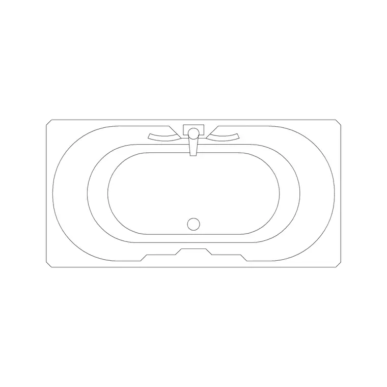 Bath Plan (13) CAD block DWG — plan view