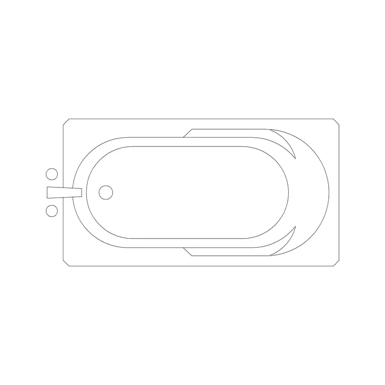 Bath Plan (29) CAD block DWG — plan view