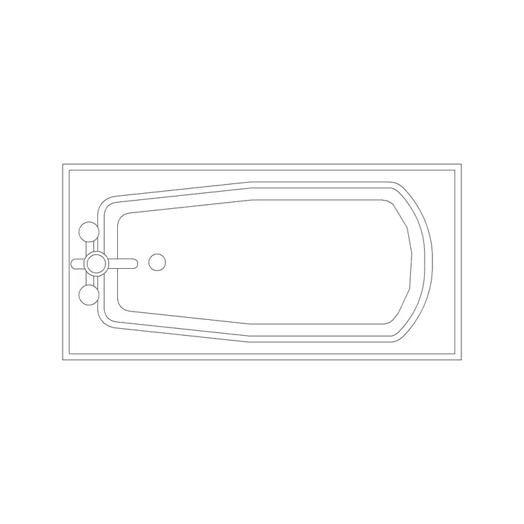 Bath Plan (31) CAD block DWG — plan view
