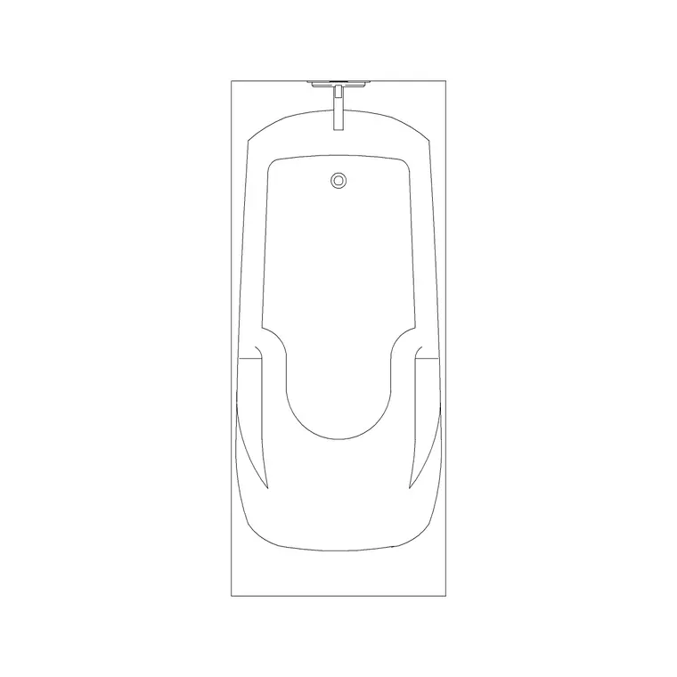 Bath Plan (45) CAD block DWG — plan view