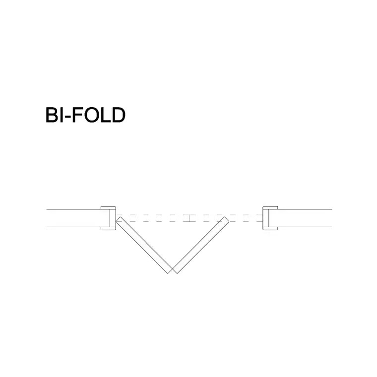 Bifold Door DWG CAD block thumbnail — doors drawing