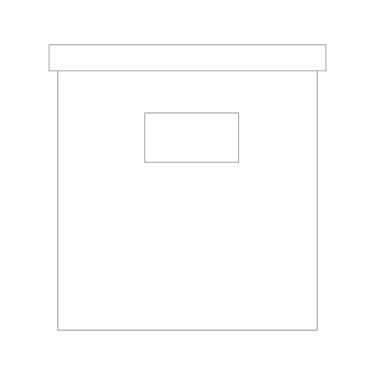 Big Box DWG CAD block thumbnail — furniture drawing