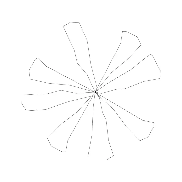 Big Tree Plan (11) DWG CAD block thumbnail — trees & plants drawing
