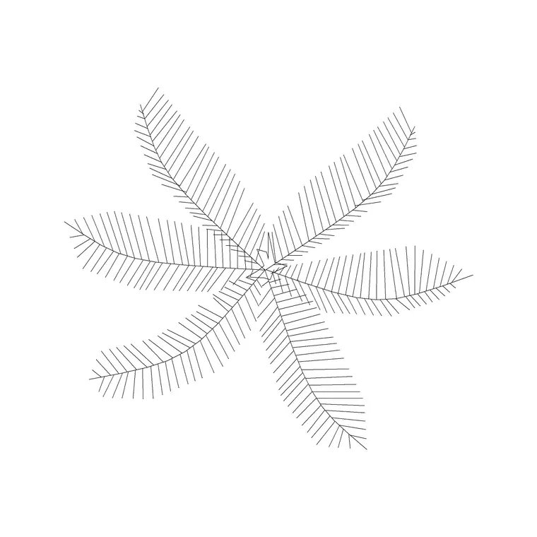 Big Tree Plan (15) DWG CAD block thumbnail — trees & plants drawing