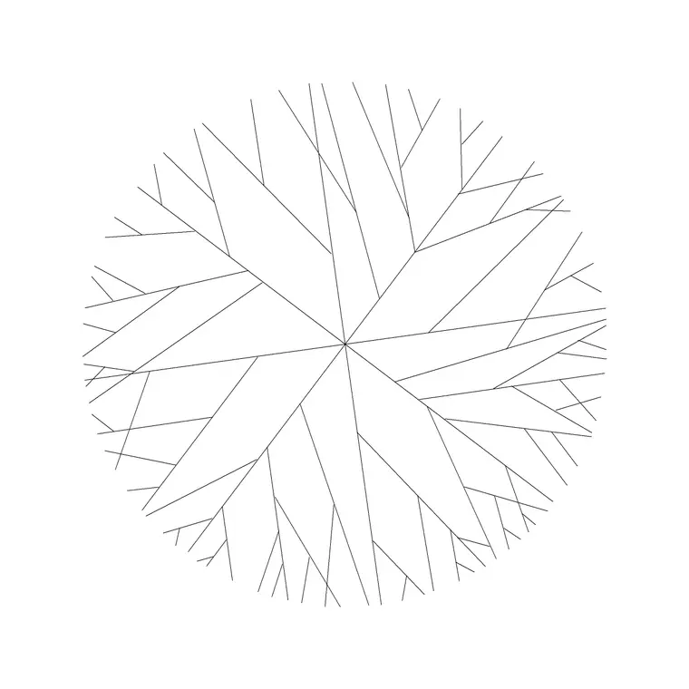 Big Tree Plan (8) DWG CAD block thumbnail — trees & plants drawing