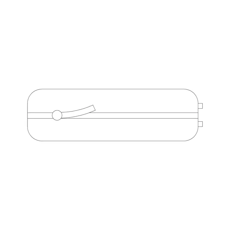 Breifcase DWG CAD block thumbnail — accessories drawing