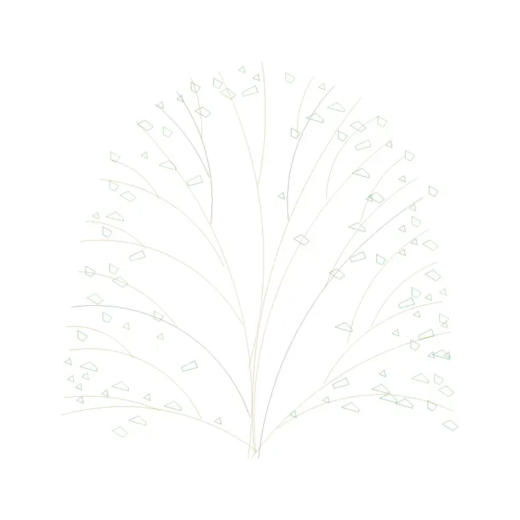 Bushes Front Ele (5) DWG CAD block thumbnail — trees & plants drawing