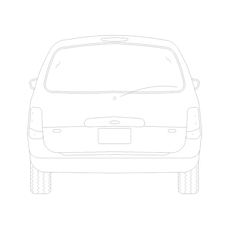 Caback Ele (17) DWG CAD block thumbnail — vehicles drawing