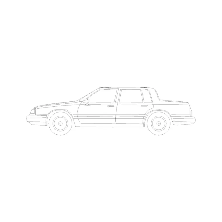 Car Elevation (33) DWG CAD block thumbnail — vehicles drawing