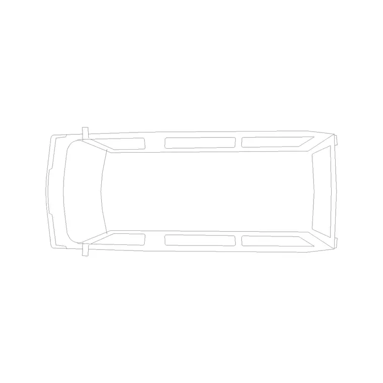Car Plan (13) DWG CAD block thumbnail — vehicles drawing