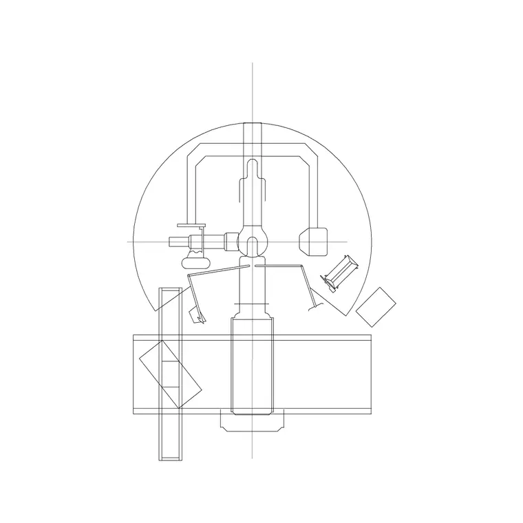 Cath Machine DWG CAD block thumbnail — medical drawing
