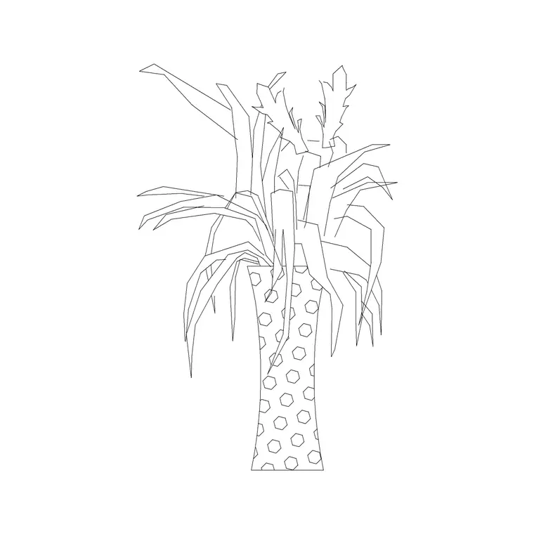 Cement Vase 1 DWG CAD block thumbnail — accessories drawing