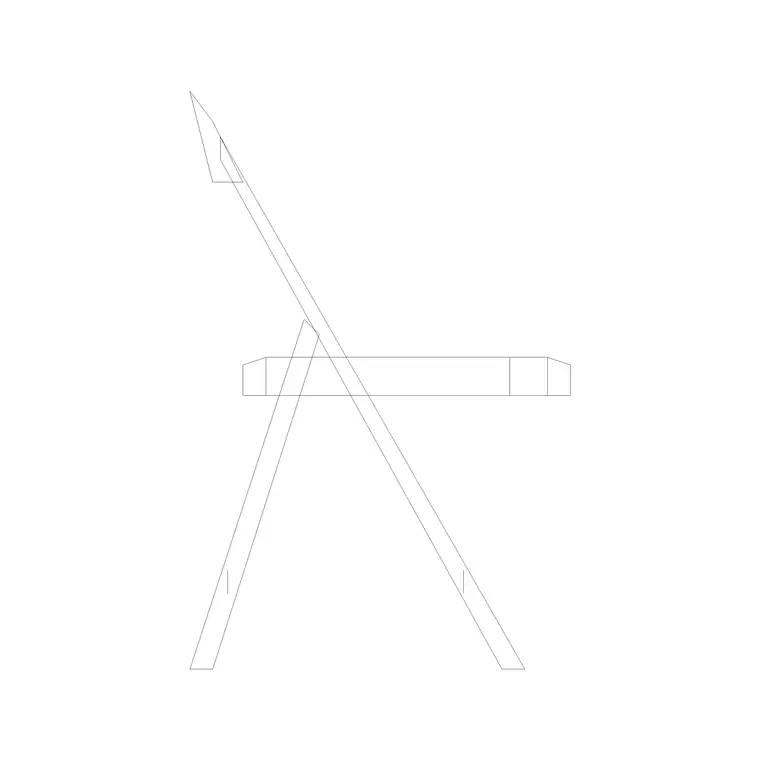 Chair Side Ele (12) DWG CAD block thumbnail — furniture drawing