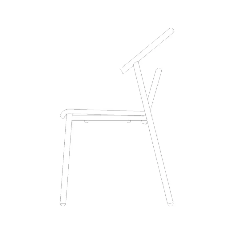 Chair Side Ele (14) DWG CAD block thumbnail — furniture drawing