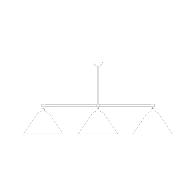 Chandelier Ele (15) DWG CAD block thumbnail — lighting drawing