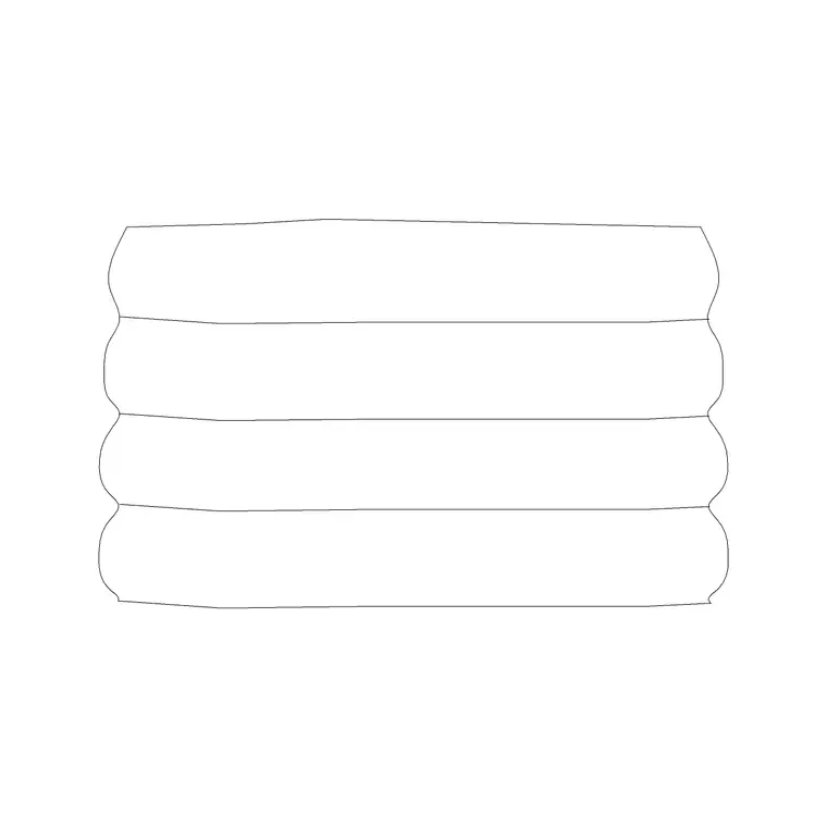 Cloth Stacking DWG CAD block thumbnail — accessories drawing