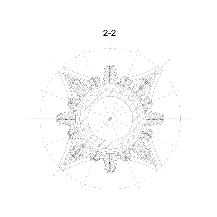 Column Plan DWG CAD block thumbnail — other cad blocks drawing