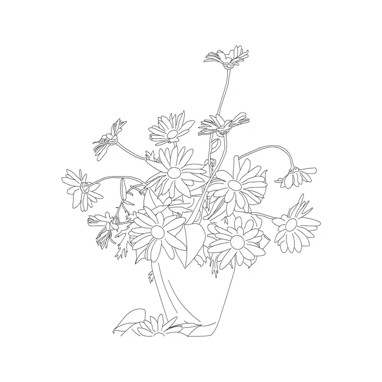 Cone Shape Pot DWG CAD block thumbnail — accessories drawing