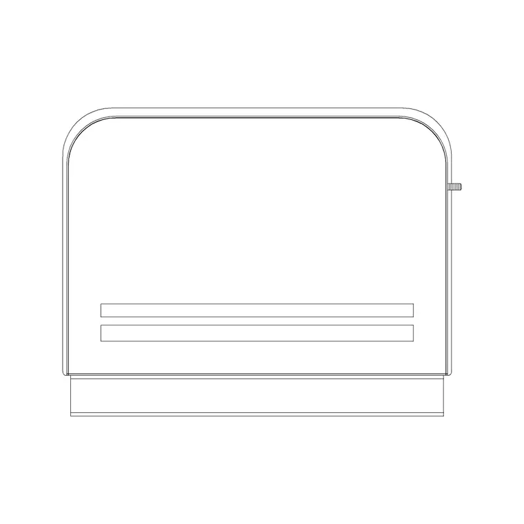 Cooker 1 DWG CAD block thumbnail — kitchen drawing
