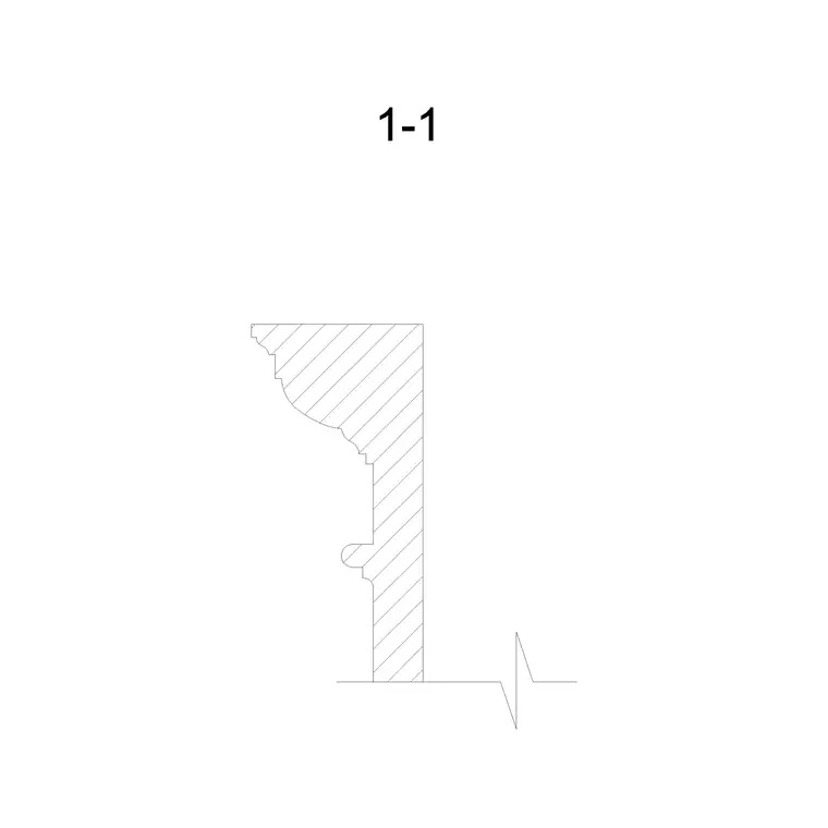 Cornice (2) DWG CAD block thumbnail — other cad blocks drawing