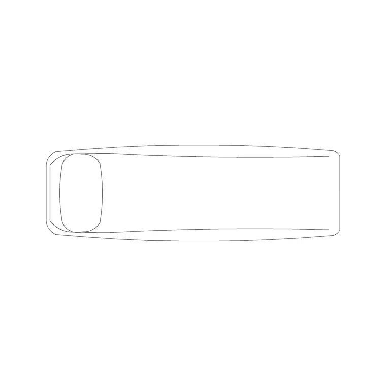 Couch Plan DWG CAD block thumbnail — furniture drawing