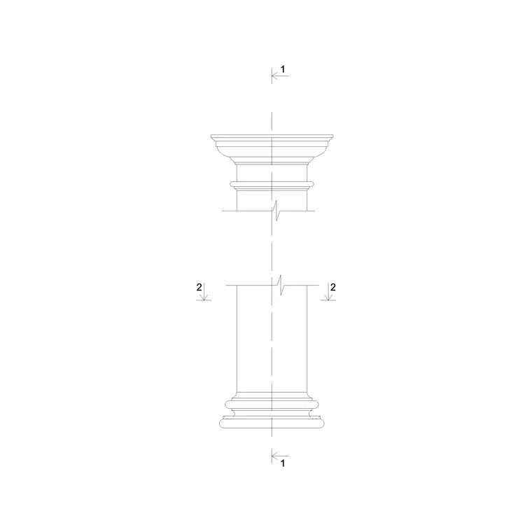 Cross Setion Column DWG CAD block thumbnail — other cad blocks drawing