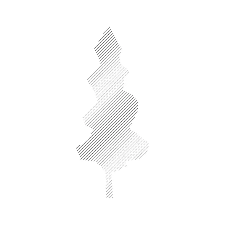 Deciduous Trees (18) DWG CAD block thumbnail — trees & plants drawing