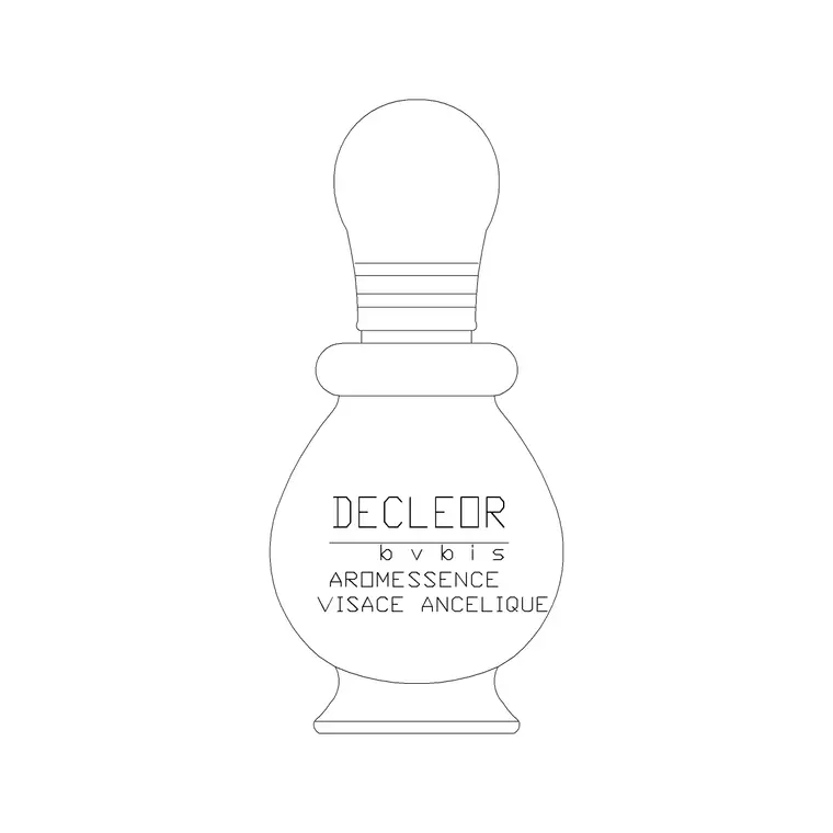 Decloer Perfume DWG CAD block thumbnail — accessories drawing