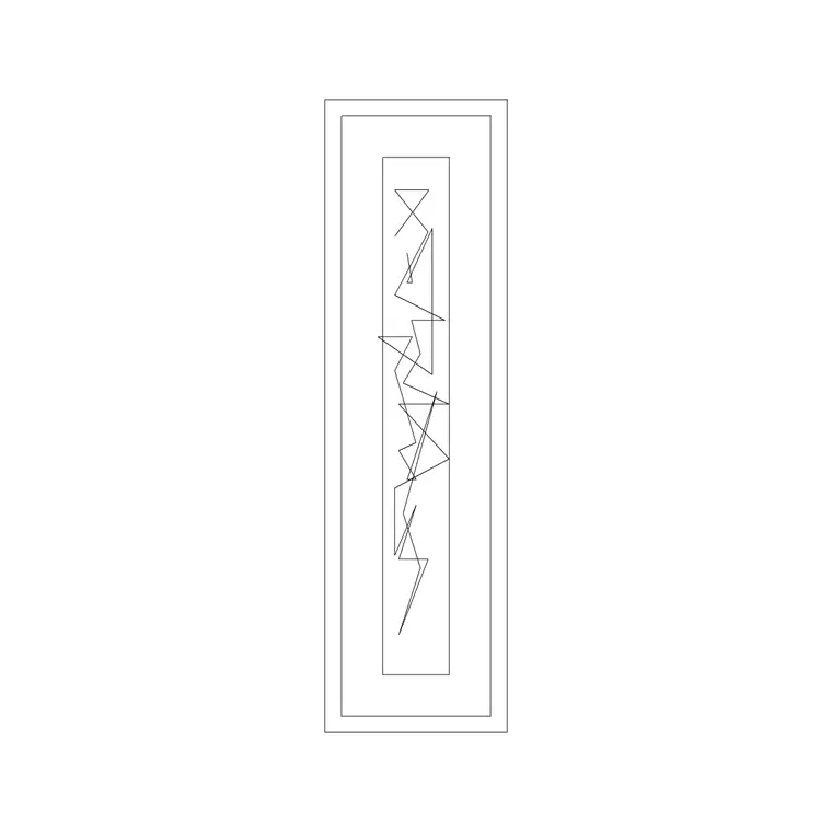 Decorative Frame 6 DWG CAD block thumbnail — accessories drawing