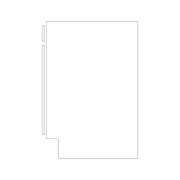 Dishwasher Sect DWG CAD block thumbnail — kitchen drawing