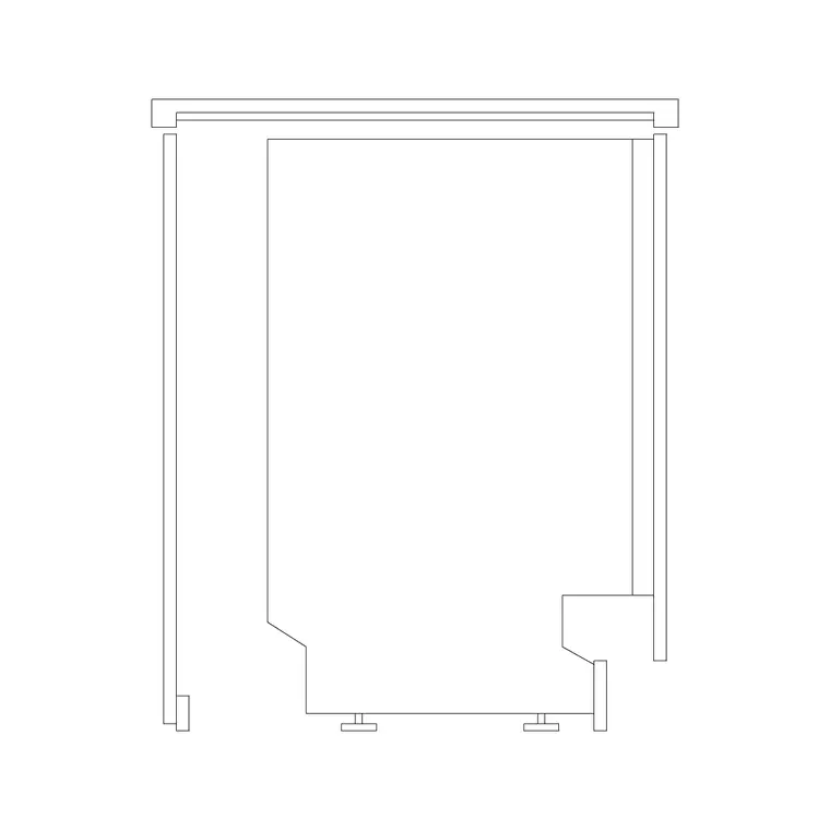 Dishwasher Smegsta945s DWG CAD block thumbnail — kitchen drawing