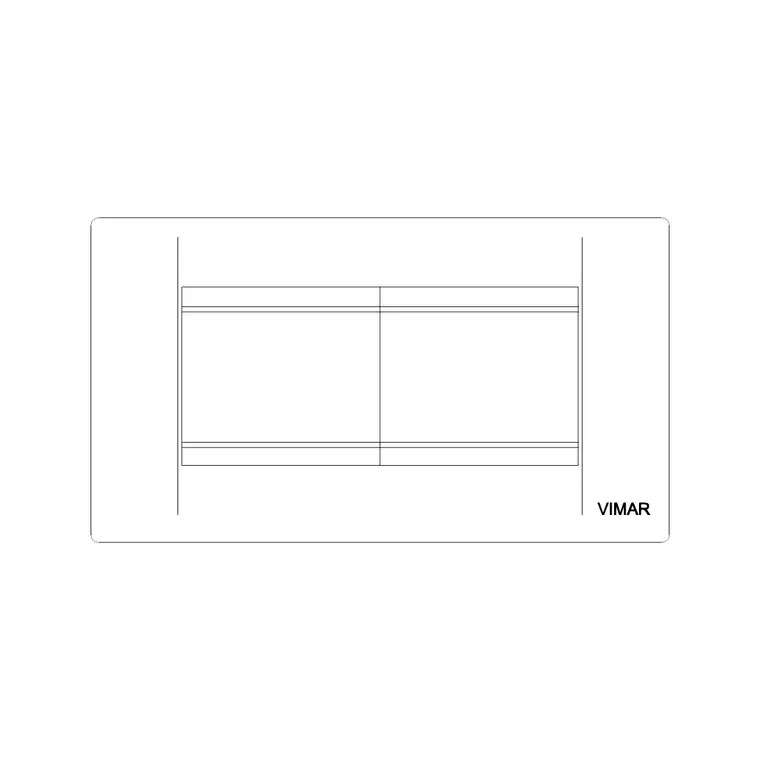 Electric Socket Vimar 5 DWG CAD block thumbnail — office drawing