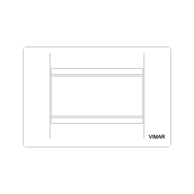 Electric Socket Vimar 6 DWG CAD block thumbnail — office drawing