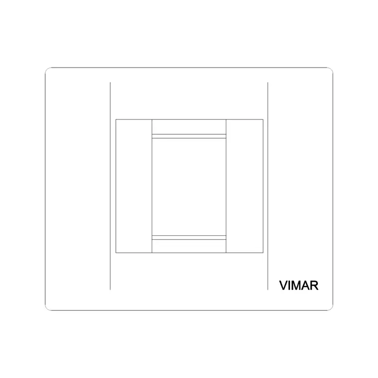 Electric Socket Vimar 8 DWG CAD block thumbnail — office drawing