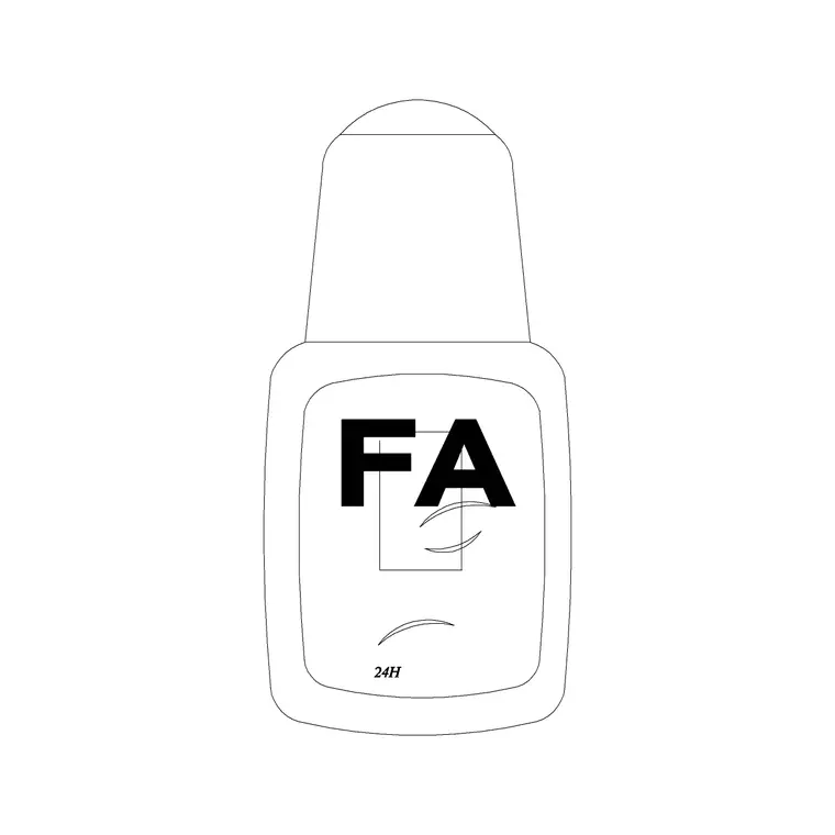 Fa Perfume DWG CAD block thumbnail — accessories drawing
